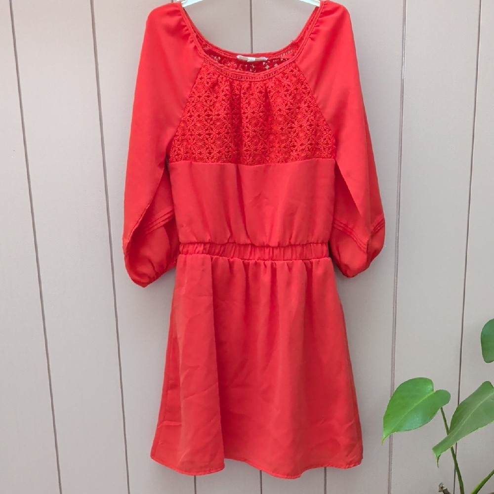 Copper Key Vibrant Orange Dress